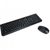 MCL ACK-2012W/N clavier Souris incluse Universel RF sans fil AZERTY Français Noir