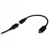 MCL USB31-CM/2HBFCE c&acirc;ble USB USB 2.0 0,17 m USB C USB A Noir