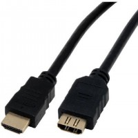 MCL MC384/3D-2M câble HDMI HDMI Type A (Standard) Noir