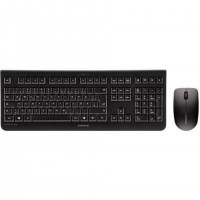CHERRY DW 3000 clavier Souris incluse Universel RF sans fil QWERTY Anglais am&eacute;ricain Noir