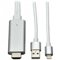 MCL CG-296C/L adaptateur graphique USB Argent, Blanc