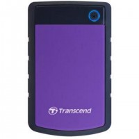 Transcend StoreJet 25H3 disque dur externe 4 To 2.5" USB 3.2 Gen 1 (3.1 Gen 1) Noir, Violet