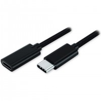 MCL MC923-1C/1CMFZ-1M câble USB USB 3.2 Gen 1 (3.1 Gen 1) USB C Noir
