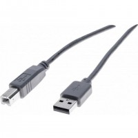 USB 2.0 type A / B 1M CUC Exertis Connect 2.0 A/B GRIS 1M