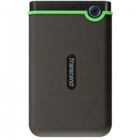 Transcend StoreJet 25M3C disque dur externe 2 To 2.5" USB Type-C 3.2 Gen 1 (3.1 Gen 1) Noir, Vert