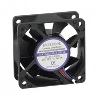 Ventilateur Noir CUC Exertis Connect lubrifié à vie - 60x60x25