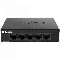 D-Link DGS-105GL/E commutateur réseau Non-géré Gigabit Ethernet (10/100/1000) Noir