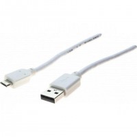 Hypertec 532455-HY câble USB USB 2.0 1,8 m USB A Micro-USB B Blanc