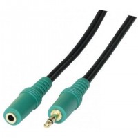 Tecline 108864 c&acirc;ble audio 1,8 m 3,5mm Noir, Vert