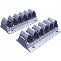 Dataflex 34.302 range-c&acirc;bles et serre-c&acirc;bles Argent 2 pi&egrave;ce(s)