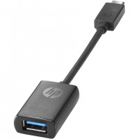 HP USB-C to USB 3.0 Adapter câble USB 0,1409 m Noir