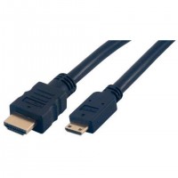 MCL 2m HDMI câble HDMI HDMI Type A (Standard) HDMI Type C (Mini) Noir