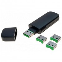 Pack de 4 Clé de sécurisation CUC Exertis Connect pour port USB type A encodage VERT