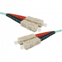 EXC 392752 câble de fibre optique 2 m SC OM3 Couleur aqua