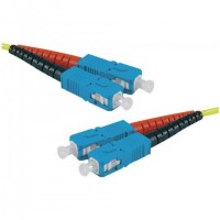 EXC 392872 câble de fibre optique 2 m SC OS2 Jaune