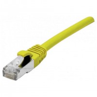 Câble réseau RJ45 CUC Exertis Connect catégorie 6A F/UTP LSOH snagless jaune - 1 m