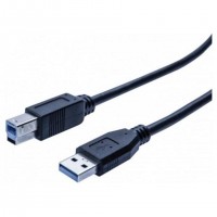 Câble USB 3.0 CUC Exertis Connect Cordon éco USB 3.0 type A / B noir - 1,0 m