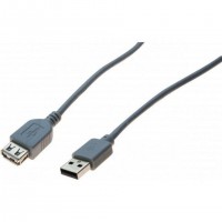 EXC 532404 câble USB 0,6 m USB 2.0 USB A Noir, Gris