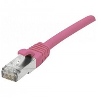 Connect 854376 c&acirc;ble de r&eacute;seau Rose 1 m Cat6a S/FTP (S-STP)