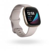 Fitbit Sense 4,01 cm (1.58") AMOLED 40 mm Blanc GPS (satellite)