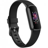 Fitbit Luxe AMOLED Bracelet connecté Noir, Graphite