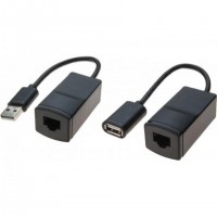 Extendeur / r&eacute;p&eacute;teur CUC Exertis Connect USB sur RJ45 CAT5 - 60m