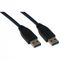 CORDON USB 3.0 TYPE A M/M 2M MALE/MALE - 2M NOIR