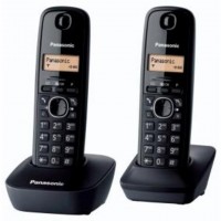 Panasonic KX-TG1612 Téléphone DECT Identification de l'appelant Noir