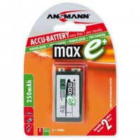Ansmann 2500mAh AA maxE plus E-Block Hybrides nickel-m&eacute;tal (NiMH)