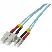 EXC 392747 câble InfiniBand et à fibres optiques 15 m SC LC Couleur aqua