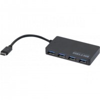 Hypertec 021308-HY hub & concentrateur USB 3.2 Gen 1 (3.1 Gen 1) Type-C 5000 Mbit/s Noir