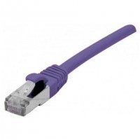 C&acirc;ble r&eacute;seau RJ45 CUC Exertis Connect cat&eacute;gorie 6 F/UTP LSOH snagless violet - 5 m&egrave;tres