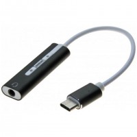 Adaptateur CUC Exertis Connect Carte son USB-C sortie-entrée Audio Stéréo Uni-Jack 3.5 mm
