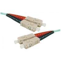 Jarretière optique CUC Exertis Connect Jarretière optique duplex HD multi OM3 50/125 SC-UPC/SC-UPC aqua - 3 m