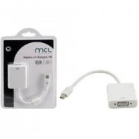 MCL CG-295C câble vidéo et adaptateur 0,22 m VGA (D-Sub) Mini DisplayPort Blanc