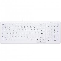 CHERRY AK-C7000 clavier Médical USB AZERTY Français Blanc