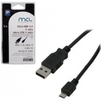 MCL MC922AHBZ-2M câble USB USB 2.0 USB A Micro-USB B Noir