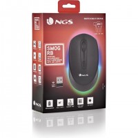 NGS SMOG-RB souris Jouer Ambidextre RF sans fil + Bluetooth Optique 2400 DPI