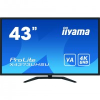 iiyama ProLite X4373UHSU-B1 écran plat de PC 108 cm (42.5") 3840 x 2160 pixels 4K Ultra HD Noir