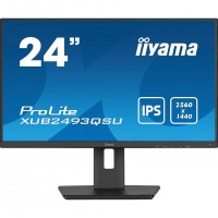 iiyama ProLite XUB2493QSU-B5 écran plat de PC 61 cm (24") 2560 x 1440 pixels Wide Quad HD LED Noir