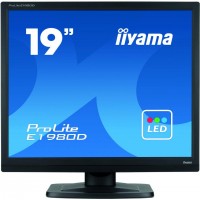 iiyama ProLite E1980D-B1 LED display 48,3 cm (19") 1280 x 1024 pixels XGA Noir