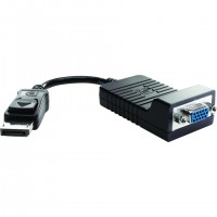 HP DisplayPort To VGA Adapter Noir