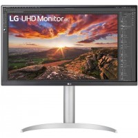 LG 27UP850N-W LED display 68,6 cm (27") 3840 x 2160 pixels 4K Ultra HD Argent, Noir