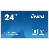 iiyama TW2424AS-W1 &eacute;cran plat de PC 60,5 cm (23.8") 1920 x 1080 pixels 4K Ultra HD &Eacute;cran tactile Noir