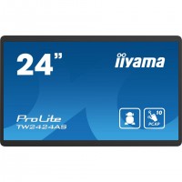 iiyama TW2424AS-B1 affichage de messages Panneau plat de signalisation numérique 60,5 cm (23.8") Wifi 250 cd/m² 4K Ultra HD Noir