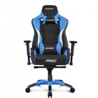 AKRacing Pro Siège de jeu sur PC Siège capitonné Noir, Bleu