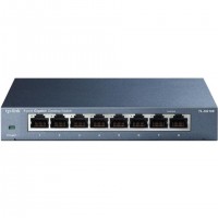 TP-Link TL-SG108 commutateur r&eacute;seau Non-g&eacute;r&eacute; L2 Gigabit Ethernet (10/100/1000) Noir