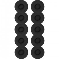 Jabra 14101-59 mousse d'écouteurs Cuir Noir 10 pièce(s)