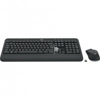 Logitech 920-008676 clavier Souris incluse Universel RF sans fil AZERTY Français Noir, Blanc