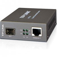 TP-Link Omada MC220L convertisseur de support r&eacute;seau 1000 Mbit/s Multimode, Monomode Noir